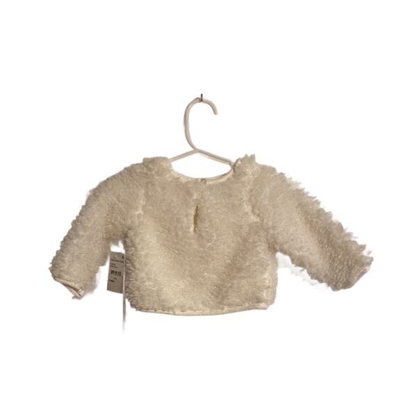 Pippa & Julie 3 Pc Fluffy Sweater,Tulle Skirt & Bloomers 12M - Picture 3 of 4